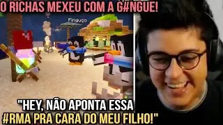 RICHAS FOI S3QUESTR*DO PELA GANGU3 DOS PINGUINS DO QSMP KKKKKK | QSMP