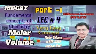 MDCAT I Introduction of Fundamental Concepts of Chemistry I Unit 1  | Lec # 4,Part 1,  rana asif