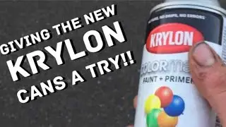 New style cans of krylon test/review(kinda)
