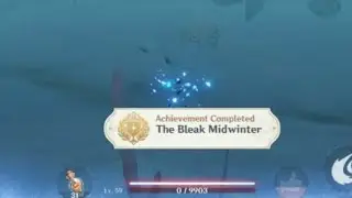 Hidden Achievement in Dragonspine "The Bleak Midwinter" - Genshin Impact