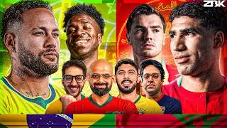 Brazil vs Morocco FIFA World Cup 2026 Live Watchalong | ZBK