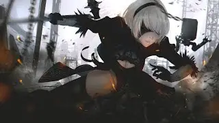 ♈ СТРИМ 1.  Nier Automata⛧подглядывания ПОД юбКУ😇