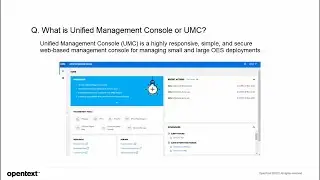 Installing and Configuring Unified Management Console (UMC)