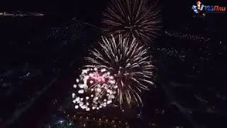 Оренбург фейерверк квадрокоптер