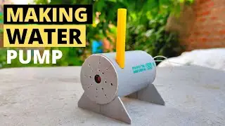 How to Make a Water pump || Working Principle of water pump || TCJ ||#waterpump #diy
