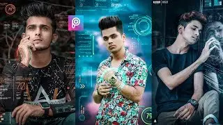 FUTURISTIC TIME MACHINE Photo Editing tutorial in Picsart, | Viral photo editing