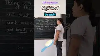 Sight Word brush #reading #spelling #vocabulary #english #education