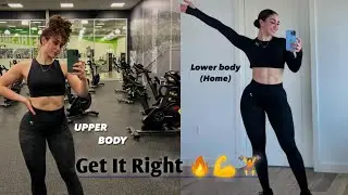 UPPER BODY + LOWER BODY WORKOUT - toned legs, butt, chest, arm, & back by Leana Deeb