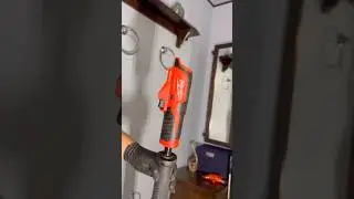 Milwaukee M12 Trapsnake Driver powering my 6’ toilet auger