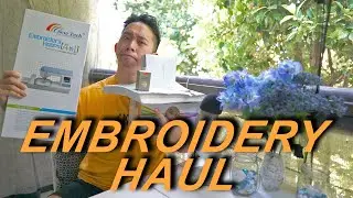 New Embroidery Haul for my new machine!