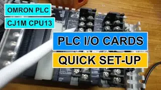 OMRON CJ1M | PLC I/O CARDS SET-UP | ID211 | OD211