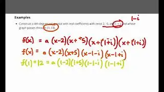 4.3 - Zeros of Polynomials