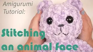 Stitching a Cute Animal Face!