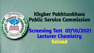 KPPSC Screening test Chemistry 2021   @Chemistry by Adil