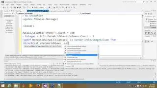 Visual Basic Net Tutorial with MySql database 21 Adjust Height and Width Image in DataGridView