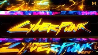 Cyberpunk Logo reveal | After Effects template