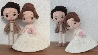 How to Make an Amigurumi Bride and Groom (20 cm) - Part 1