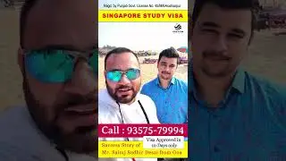 #Singapore Student Visa in 7 Days : Review by Sairaj from Goa