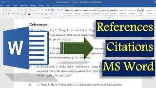How to insert Citation in Word | Citation in Word without Using Endnotes | Add references in Word |