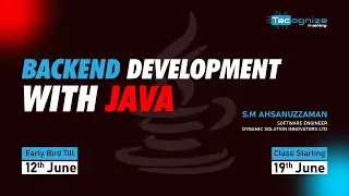 Backend development with java | tecognize training