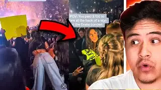 Drake Fans Fight Over A Sign!