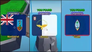 How to find Montserrat, Azores and Guam in Find The Flags (Roblox)