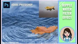Simple way to add ripples in water you didn't know before| adobe photoshop manipulation tutorial