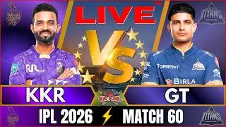 🔴IPL LIVE: KKR vs GT, Match 60 | IPL 2026 Live Score & Commentary | Live Cricket Match Today 