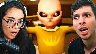 MI NOVIA CUIDA AL BEBÉ CREEPY POR PRIMERA VEZ - Baby In Yellow