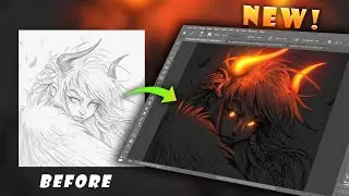 Photoshop Glow Using Mouse ✅ Graphics Tablet ❌