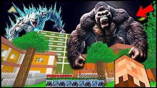 WHAT HAPPENS IF WE MAKE THE BIGGEST KING KONG GANG IN THE WORLD? 😱 -Minecraft