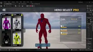 [UE4 and UE5.1 Marketplace] Hero Select PRO - Tutorial Migration to new project UE5.1