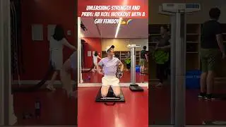 Unleashing Strength and Pride: Ab Roll Workout with a Gay Femboy 💪🌈