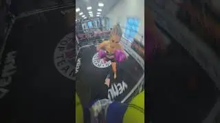 POV: sparring Pro MMA fighter Kate Bacik! Daily boxing videos 