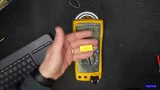 Testing Capacitor Leakage with nS setting on Multimeter