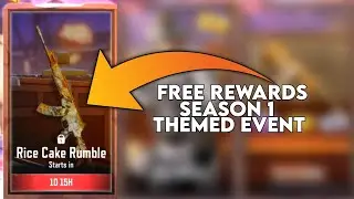 FREE REWARDS IN THEMED EVENT RICE CAKE RUMBLE CODM SEASON 1