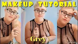 Grey Shimmery Makeup Tutorial💄 (2024) | Beginner Make-up Looks💋 • Savannah Rae Sisk♥
