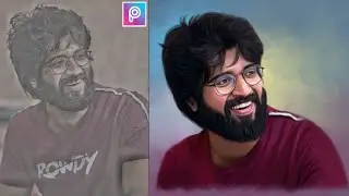 PicsArt oil painting photo editing tutorial || PicsArt Hair style photo editing new trick