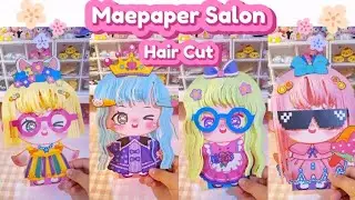 Hair Cut Salon ‼️ Paper Doll MakeOver 💇‍♀️ Omg So Beautifull 😍