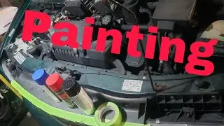Painting Galore! (Handles, Engine, Grill on the GMC Safari/Astro Van)