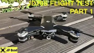 Jingdatoys JD 20S Quadcopter Drone Flight Test Video