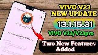 Vivo V23 New Update With New Features | Vivo V23 Android 14 Features Added