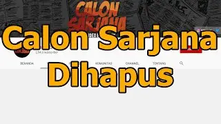 Calon Sarjana di Banned Oleh YouTube