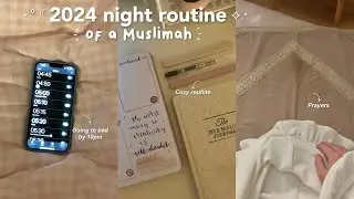 2024 Night Routine😴 | cozy, reading, daily prayers, skincare, journaling.
