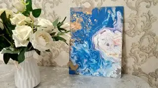 Акриловая заливка для начинающих/Acrylic Pouring Painting 🎨