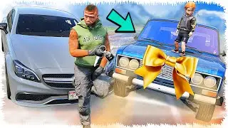 Джонни жылауық баласына дерзкий шоха сыйлады (GTA V)