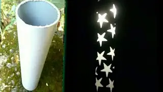 How  To Make  A Starry PVC Lampshade,DIY Home Tutorial