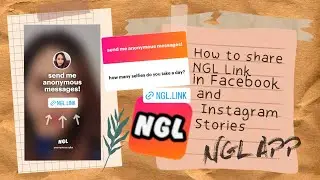 How to share NGL Link on Facebook and Instagram Stories to get anonymous sms // 2022 trend