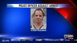 Nude Alabama woman covered in blood attacks police officer