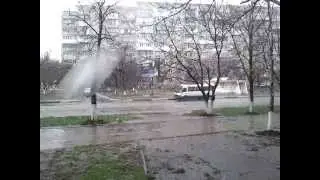 Снег в апреле, город Ильичевск